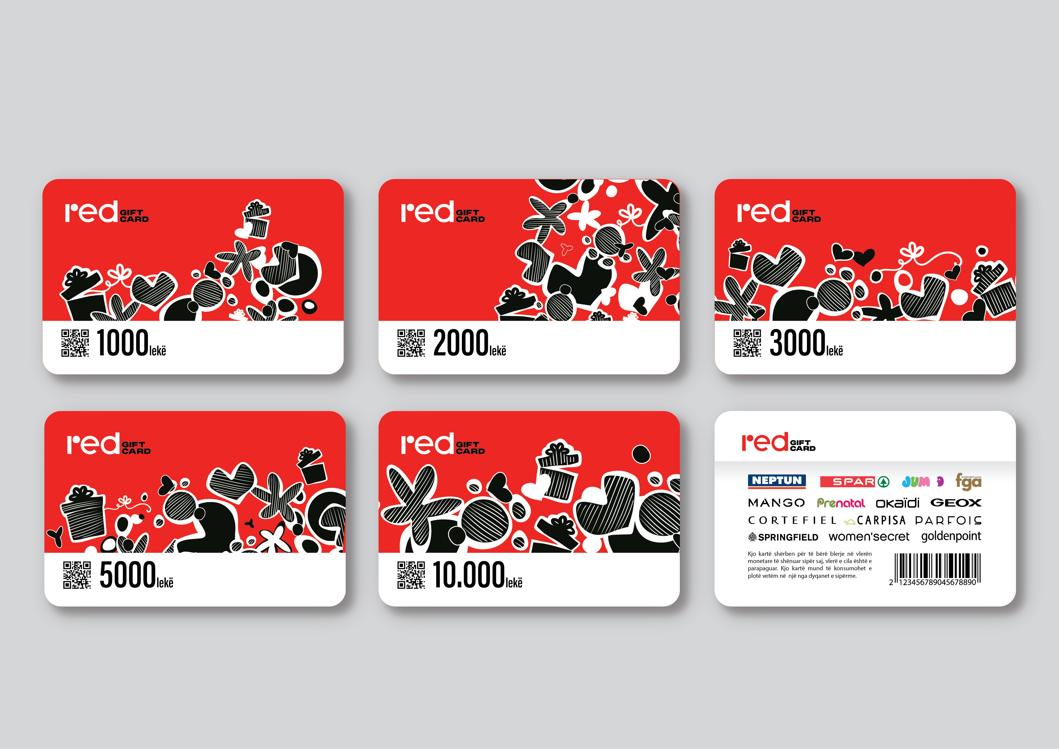 Red Gift Card